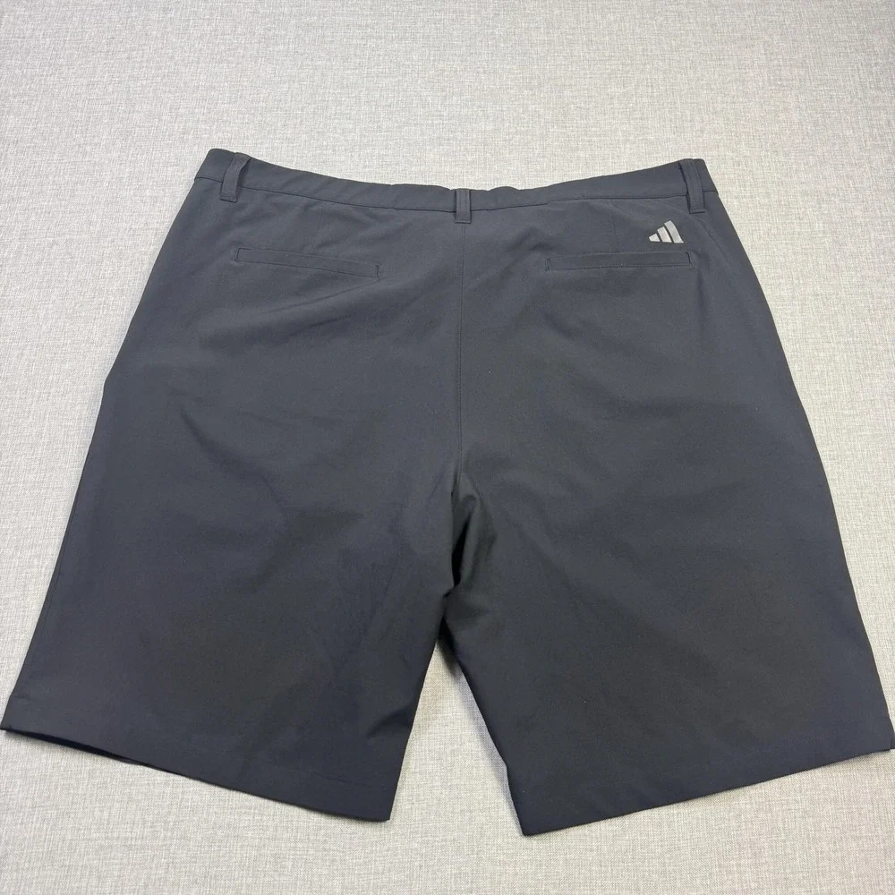 Adidas Golf‎ Chino Shorts Mens 40 Black Microfiber Polyester Spandex 10